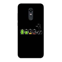 Ốp Lưng in cho Xiaomi Redmi 5 Plus Mẫu Nguồn Pin - Hàng Chính Hãng