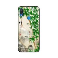 Ốp Lưng in cho Xiaomi Redmi 7 Mẫu Tranh Làng Tre - Hàng Chính Hãng