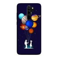 Ốp Lưng in cho Xiaomi Redmi Note 8 Pro Mẫu Du Hành 3 - Hàng Chính Hãng