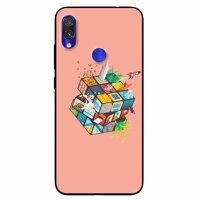 Ốp lưng in cho Xiaomi Redmi Note 7 Rubik Cube