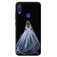 Ốp lưng in cho Xiaomi Redmi Note 7 mẫu Cô Gái Váy Cưới - Hàng chính hãng