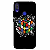 Ốp lưng in cho Xiaomi Redmi Note 7 Rubik Toán Học