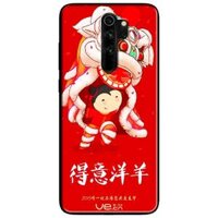 Ôp lưng in cho Xiaomi Redmi Note 8 Pro Mâu Múa Lân