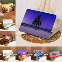Ốp lưng in hình bãi biển màu tím Tương thích với ốp lưng Macbook 2024 Pro M4 M3 M2 M1 Air 13,6 A2681 A3113 A3114 A2941 2022 13.3 inch A2337 2020 ốp lưng A2179 Retina 12 A1524 A1707 A1990 Pro15