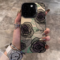 Ốp lưng infinix Hot 50i 40i 40 50 pro plus SMART 9 8 7 Note 40 30 pro plus TECNO SPARK 30C 30 20 20C 10C 10 pro SPARK GO 2025 2024 2023 Ốp lưng sang trọng Matte rose Vỏ chống sốc