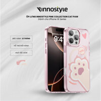 Ốp lưng Innostyle Pink Collection Cat Paw dành cho iPhone 16/ 16 Plus/ 16 Pro/ 16 Pro Max