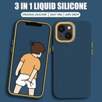 Ốp lưng iPhone 11 12 13 Pro Max X XR XS Max 7 8 Plus SE 2020 Vỏ silicon lỏng màu kẹo mềm chống rơi