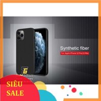 Ốp lưng iPhone 12 Pro Max vân carbon chính hãng Nillkin Synthetic Fiber