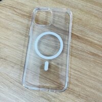 Ốp lưng iPhone 12 Pro Max trong suốt sạc không dây