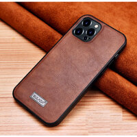 Ốp lưng iPhone 12 Pro Max chính hãng SULADA dạng da mềm - BÒ SẬM - 60
