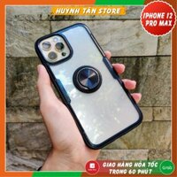 Ốp lưng Iphone 13,13 Pro Max,12 Pro Max chống sốc RING CASE có giá đỡ điện thoại,chân chóng xem phim,chống ố vàng