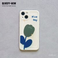 Ốp lưng iPhone 14 Ins Tulip, Apple 13 Fairy, 12 Pro Max, bảo vệ toàn diện 11, chống sốc XR mềm, XS Max