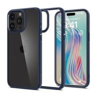 Ốp lưng iPhone 15 Pro Max Spigen Ultra Hybrid Navy Blue