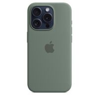 Ốp lưng iPhone 15 Pro Silicone Case with MagSafe - Cypress Chính Hãng Apple