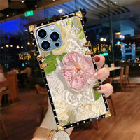Ốp lưng iphone 16 Pro Max 15 14 13 12 11 XR XS 8 7 6 Plus Thời Trang Tranh Sơn Dầu Hoa Vỏ Điện Thoại Chống Sốc