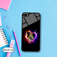 Ốp lưng Iphone 5 – lưng kính 3D in logo đội bóng