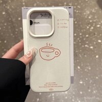 Ốp lưng iPhone 6 7 8 11 12 13 14 15 16 Plus Pro Max Mini X XR XS S Pro Max, Ốp lưng sáng tạo cà phê tương thích với Apple 16 Pro Max, Ốp lưng iPhone 13 đơn giản 14 silicone 12/11/15 chống sốc