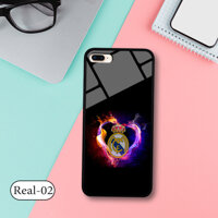 Ốp lưng Iphone 7 Plus – lưng kính 3D in logo đội bóng