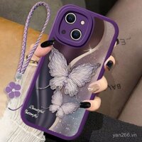 Ốp lưng iPhone Apple 15 Vàng Bướm Ốp lưng iPhone 14/13/12/11/XR/6S/7/8 Bảo vệ toàn diện Chống rơi Ốp mềm FFCT