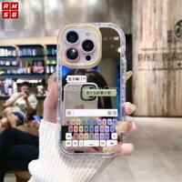 ỐP LƯNG IPHONE BÁNH MÌ TRÁNG GƯƠNG BÀN PHÍM
