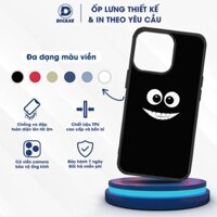 Ốp lưng iPhone Black Funny DICASE Chống Sốc, Ố Vàng, Nổi Bậc, Bảo Vệ Camera