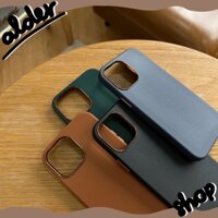 Ốp lưng / Iphone case metal nhựa giả da Aldershop