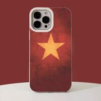 Ốp Lưng Iphone Cờ Đỏ Sao Vàng Lúa Mạch Cho Iphone 16 X/Xs/XsMax 15 14 13 12 11 16 Promax Pro Plus [00508XM]