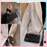 Ốp Lưng iphone Dạng Túi Có Dây Đeo Chéo Sang Trọng Chống Sóc cho Iphone X XS XS Max 11 12 13 14 15 Pro Max Plus