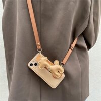 Ốp lưng iphone dây hươu, ốp lưng điện thoại, ốp điện thoại có dây đeo, ốp lưng có dây đeo case