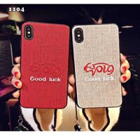 Ốp Lưng Iphone Đủ Dòng Máy [ 6 / 6s / 7 / 8 / X - 6 Plus / 6s Plus / 7 Plus / 8 Plus / Xmax ] Da Good Luck Sành Điệu - Ốp Cứng Ah1104 [bonus]