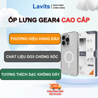 Ốp Lưng iPhone GEAR4 D3O Crystal Palace Chống Sốc 11/12/13/14/15/16/Plus/Pro/Promax LAVITS