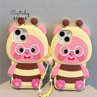 Ốp lưng iphone Hải Ly Ruby hóa trang con ong đáng yêu dễ thương 11/12/13/14/PRO/PROMAX