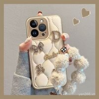 Ốp lưng iPhone hình gấu kim loại, ốp Apple 16, nghệ thuật, chống sốc cho iPhone 15 Pro Max, 14 mới, 13 có dây chuyền IVSJ