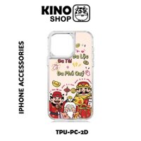 Ốp lưng iPhone KINOSHOP [ KN 1234 ] phúc lộc thọ tết chúc mừng năm mới viền trong suốt 11 12 13 14Pro 15 16 Promax