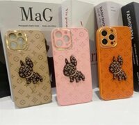 Ốp Lưng IPhone LV Chó Pug Cao Cấp iPX/Xs