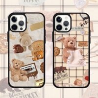 Ốp Lưng Iphone Nhựa Cứng Viền Dẻo Teddy  7plus/x/xsmax/11/11promax/12/12promax/13/13pro/13promax