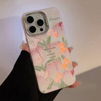 Ốp lưng iPhone Pink Tulip Bunny iphone11 12 13 14 15 16Promax