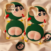 Ốp lưng iphone Shin Chan chổng mông đáng yêu dễ thương 11/12/13/14/15/PRO/PROMAX