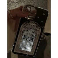Ốp lưng Iphone Tối Long Lanh Line Rose Thích hợp cho 15promax Apple 14 Vỏ điện thoại iPhone13 mới 12 Nữ 11 Mềm 15promax 15pro 15 plus14Promax 14plus 13 12Pro 12 11 pro max Xs max 7 8 Plus 13 pro max