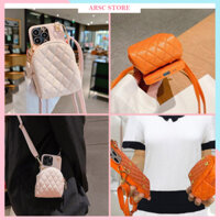 Ốp Lưng iphone Túi Balo Có Dây Đeo Chéo Sang Trọng Chống Sóc cho Iphone XS XS Max 11 12 13 14 15 16 Pro Max Plus