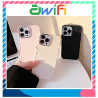 Ốp lưng iphone viền camera kim loại 6/6splus/7/7plus/8/8plus/x/xs/11/12/13/14/15/pro/max/plus/promax - Awifi R5-6