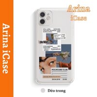 Ốp lưng iphone viền vuông ghép ảnh giấy 7/7plus/8/8plus/x/xr/xs/11/12/13/14pro/max/plus/promax Arina iCase 009