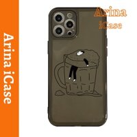 Ốp lưng iphone viền vuông in NGƯỜI 7/7plus/8/8plus/x/xr/xs/11/12/13/pro/max/plus/promax Arina iCase ĐENM03