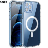Ốp lưng iPhone X XS 11 12 13 14 PRO MAX ốp từ tính chống sốc mặt lưng kính hỗ trợ sạc không dây Hàng chính hãng Chất lượng cao GAERU - iphone 14