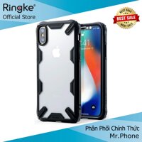 Ốp lưng iPhone Xs / iPhone X Ringke Fusion X - Hàng Nhập Khẩu - Tốt Hơn Spigen UAG (Black)