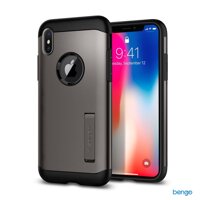 Ốp lưng iPhone Xs/X SPIGEN Slim Armor - Gunmetal