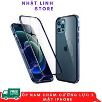 ỐP Lưng iphone,Ôp Hít Nam Châm Cường Lực 2 Mặt iphone 12/12mini/12promax/12pro/PHUKIENNHATLINH