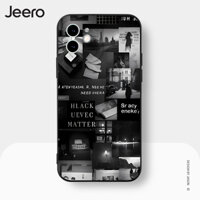 Ốp lưng JEERO dễ thương đẹp độc lạ đen mềm Cho iPhone 16 15 14 13 12 11 Pro Max SE 2020 X XR XS ip 8 7 Plus kute HFE2787