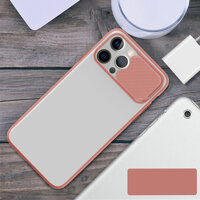 Ốp lưng kéo nắp cao cấp dành cho iPhone 13  13 Pro  13 Pro Max  13 Mini - Hàng chính hãng - Màu Hồng - iPhone 13 Pro