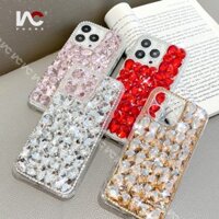 Ốp Lưng Kim Cương Giả Cho iPhone 16 Pro Max 16 Plus 15Pro Max 14 ProMax 14 Plus 12 13 Pro Max 11 X Max ✷ ❈ Vỏ Kim Cương lấp lánh sang trọng thủ công